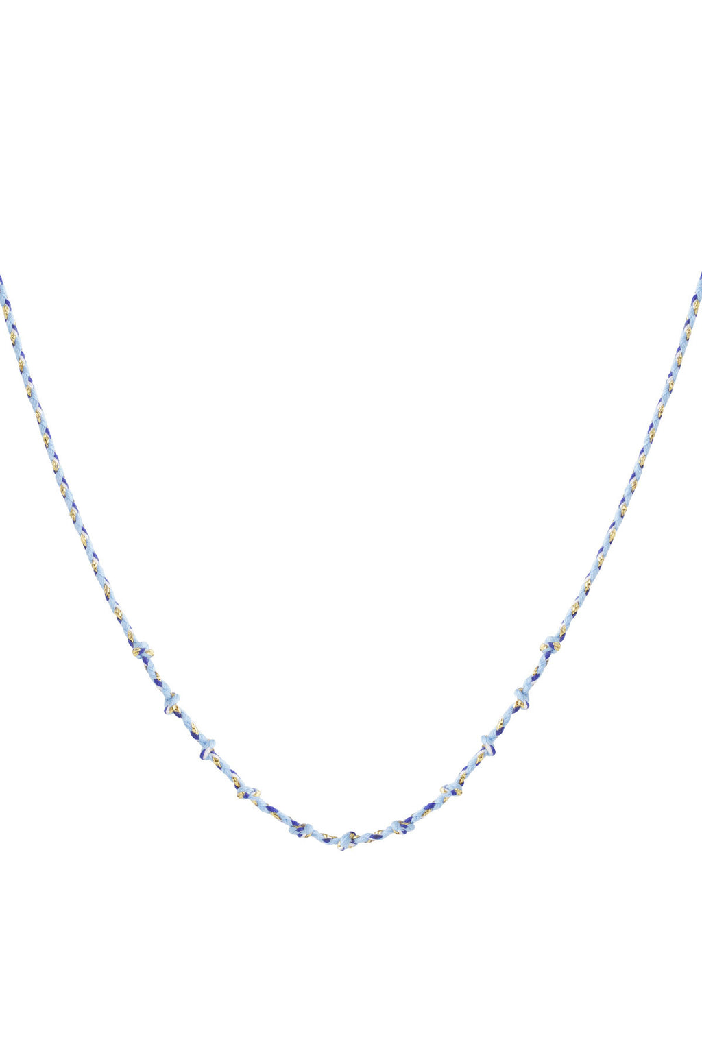 Katoenen swirl ketting DIY