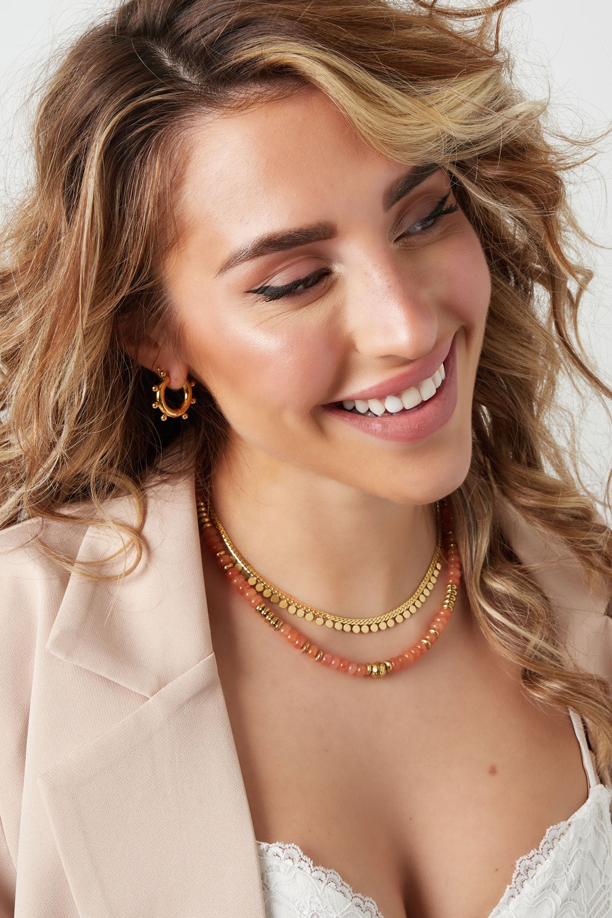Ketting muntjes - Stainless Steel