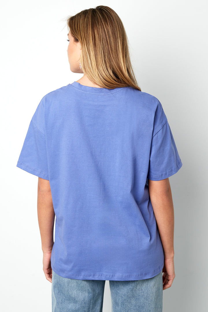 Cotton Vrouwen T-shirt Casual Letters