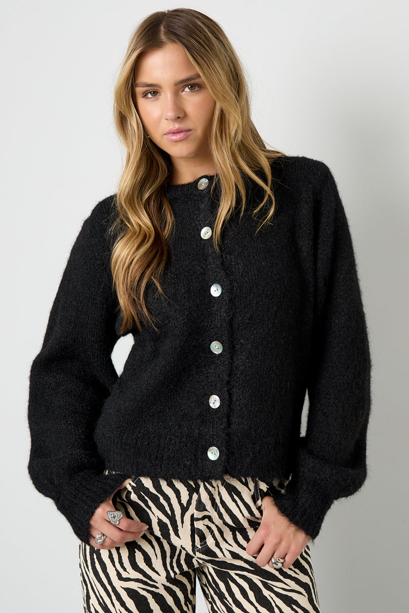 Gebreide Polyestervezel Vrouwen Cardigan Casual Solide Kleur Herfst/Winter
