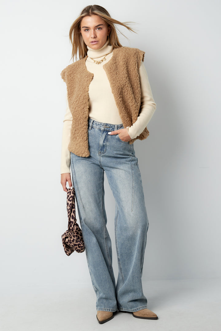 Woven Polyester Fiber Vrouwen Vest Casual Solid Color Fall/Winter