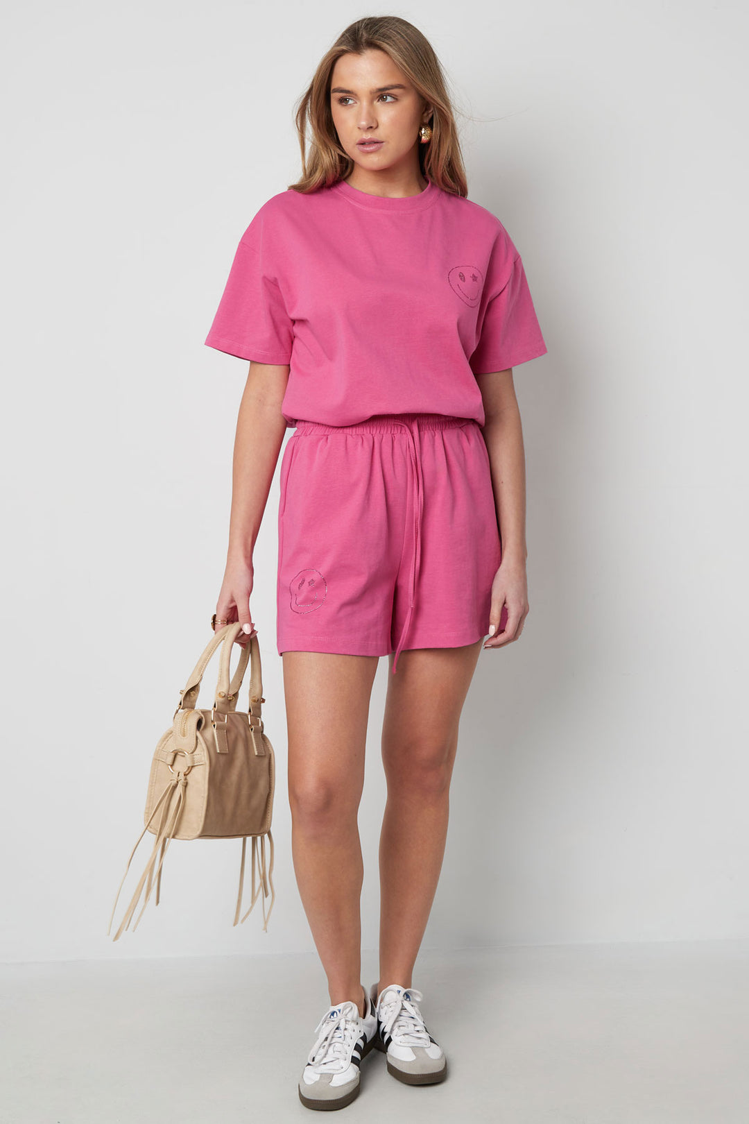 Cotton Vrouwen Casual Shorts Trekkoord Elastische Taille