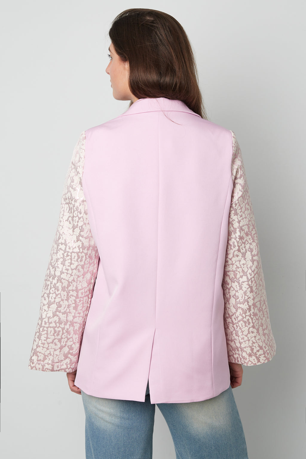Polyester Vrouwen Suit Set Kanten Mouw Ontwerp