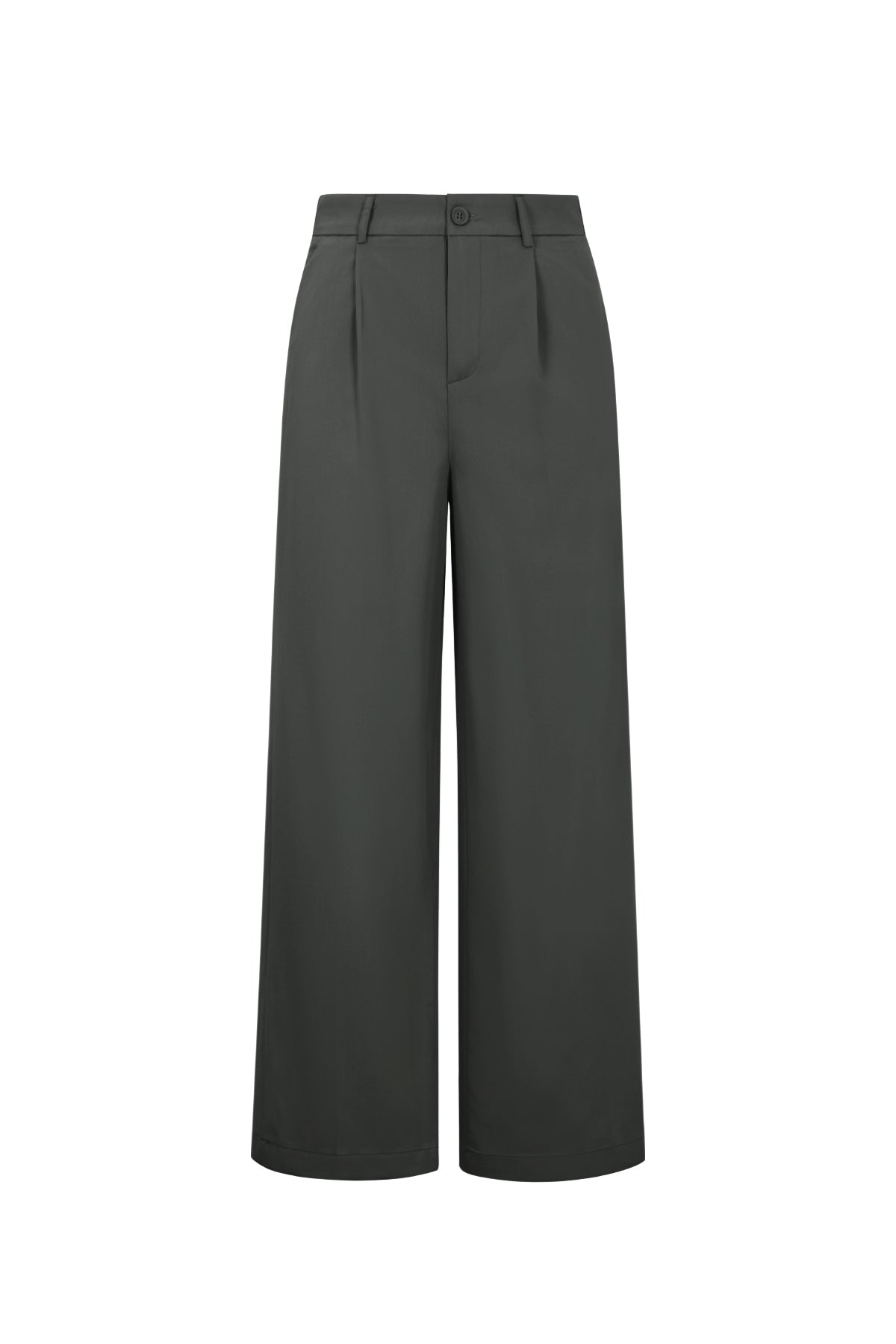 Geweven Polyestervezel Vrouwen Rechte Broek Casual Herfst/Winter