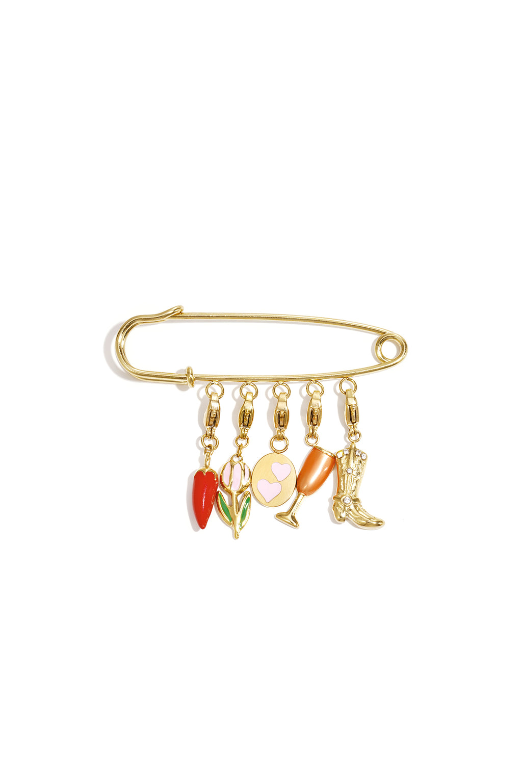 Broche 5 DIY charms