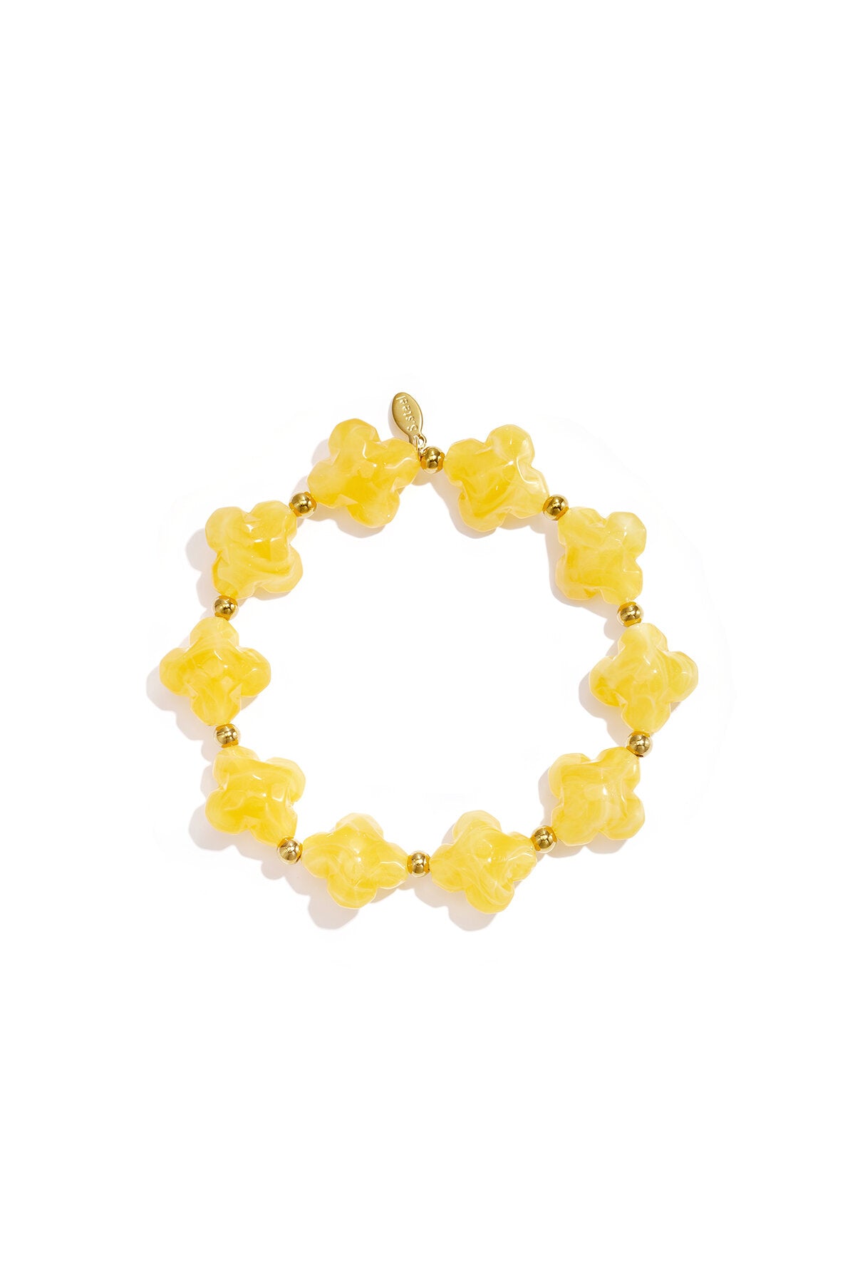 Kralenarmband met klaver kralen
