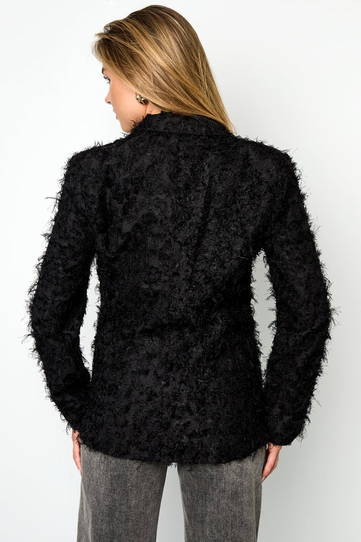 Blazer met textuur