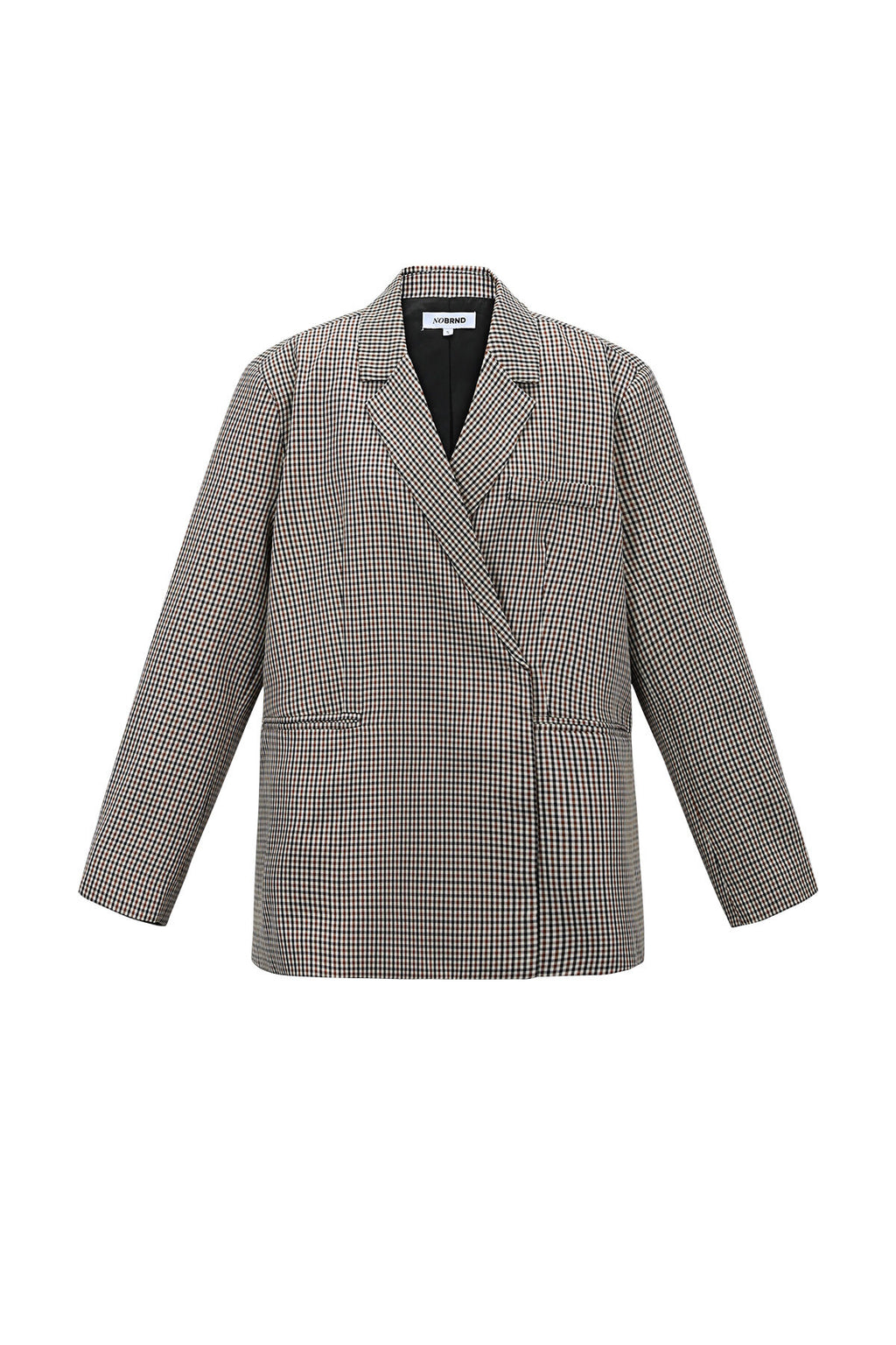 Geruite blazer oversized