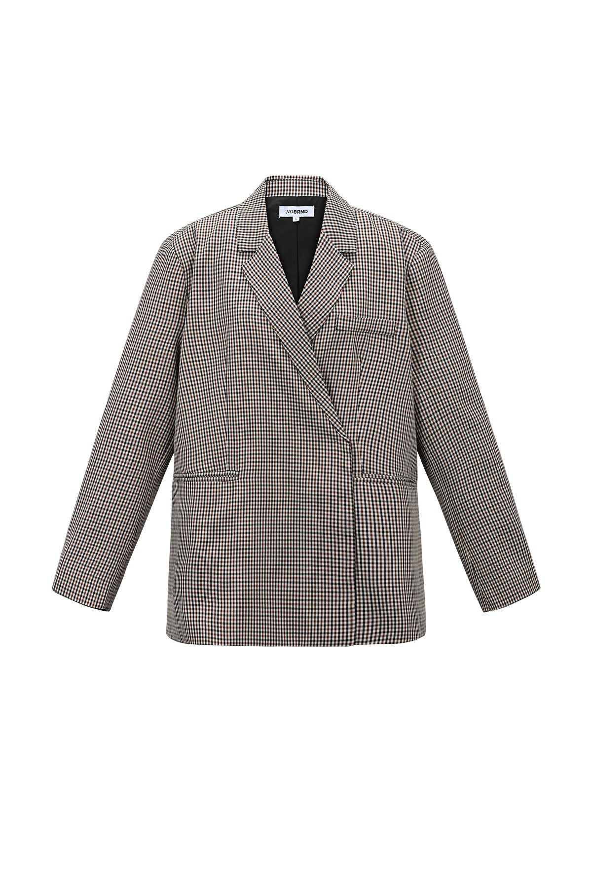 Geruite blazer oversized