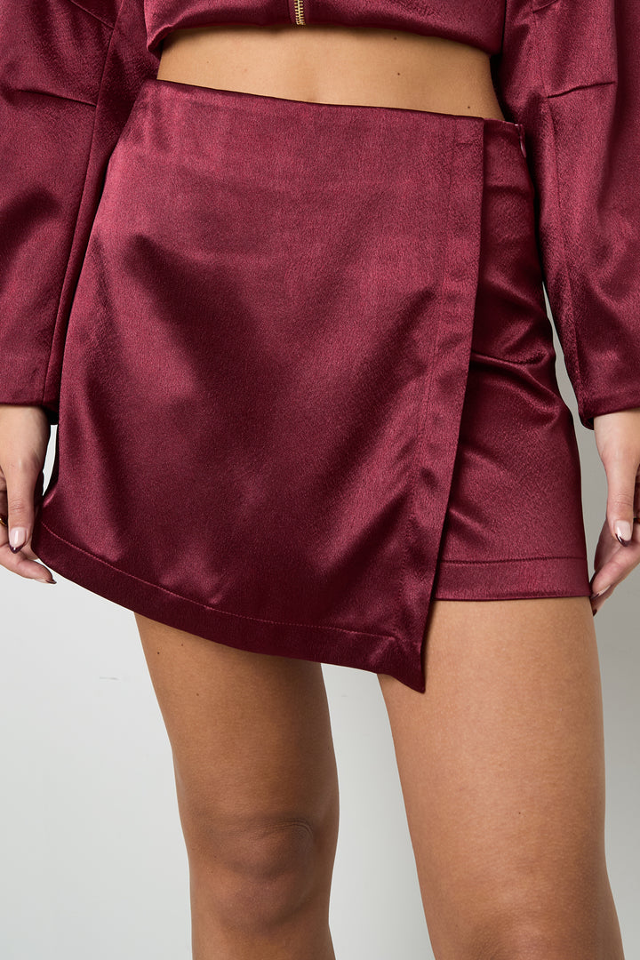 Geweven Polyestervezel Vrouwen Pantskirt Casual Eenvoudige Kleur Herfst/Winter