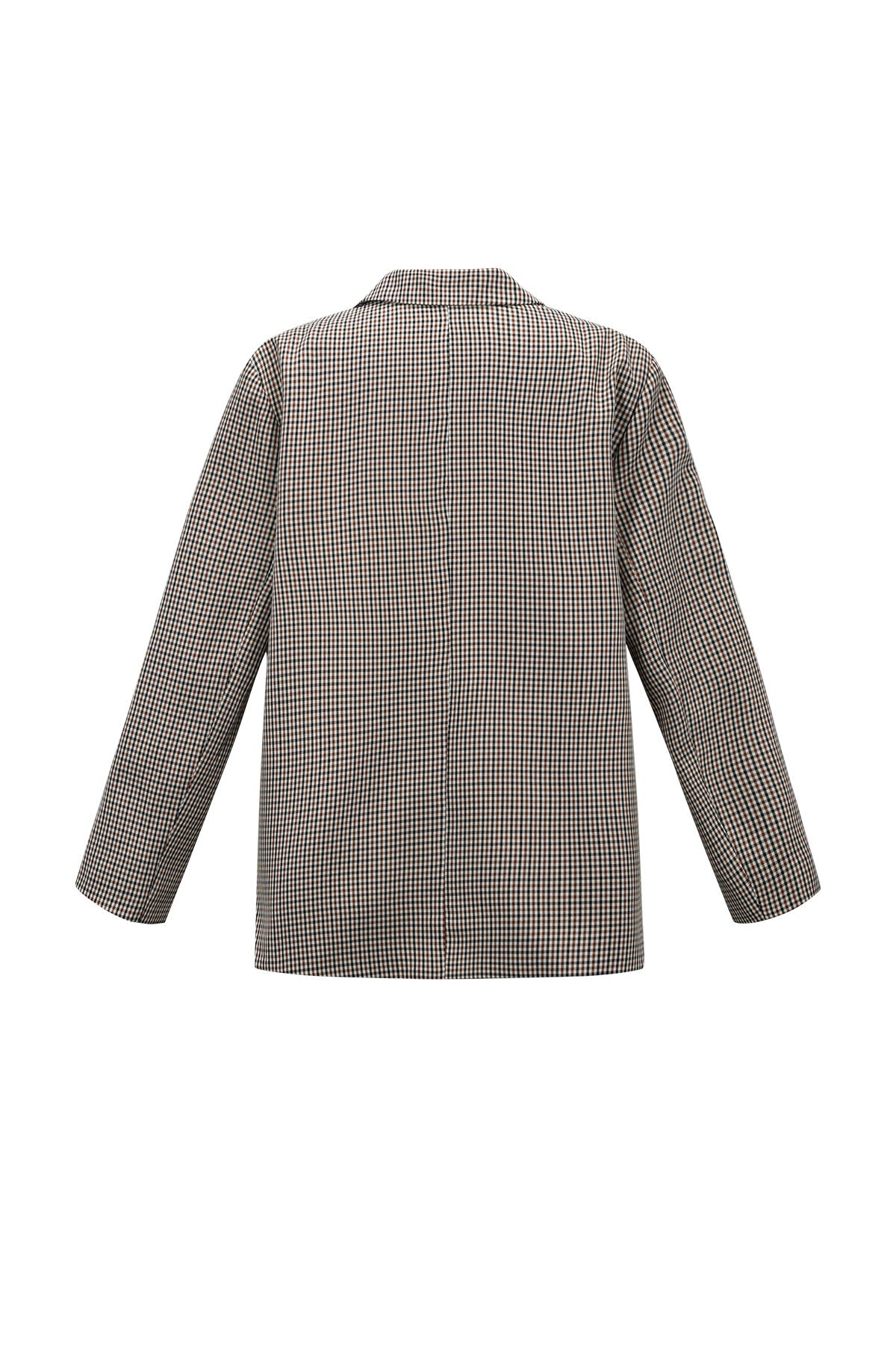 Geruite blazer oversized
