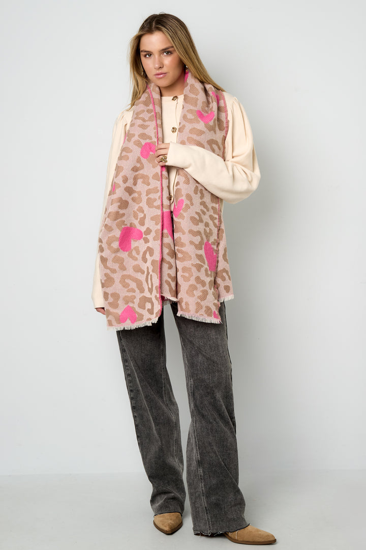 Leopard love sjaal