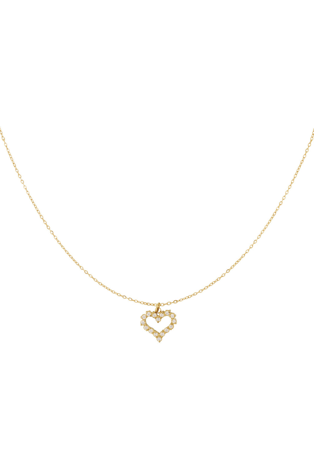Ketting strass hartje