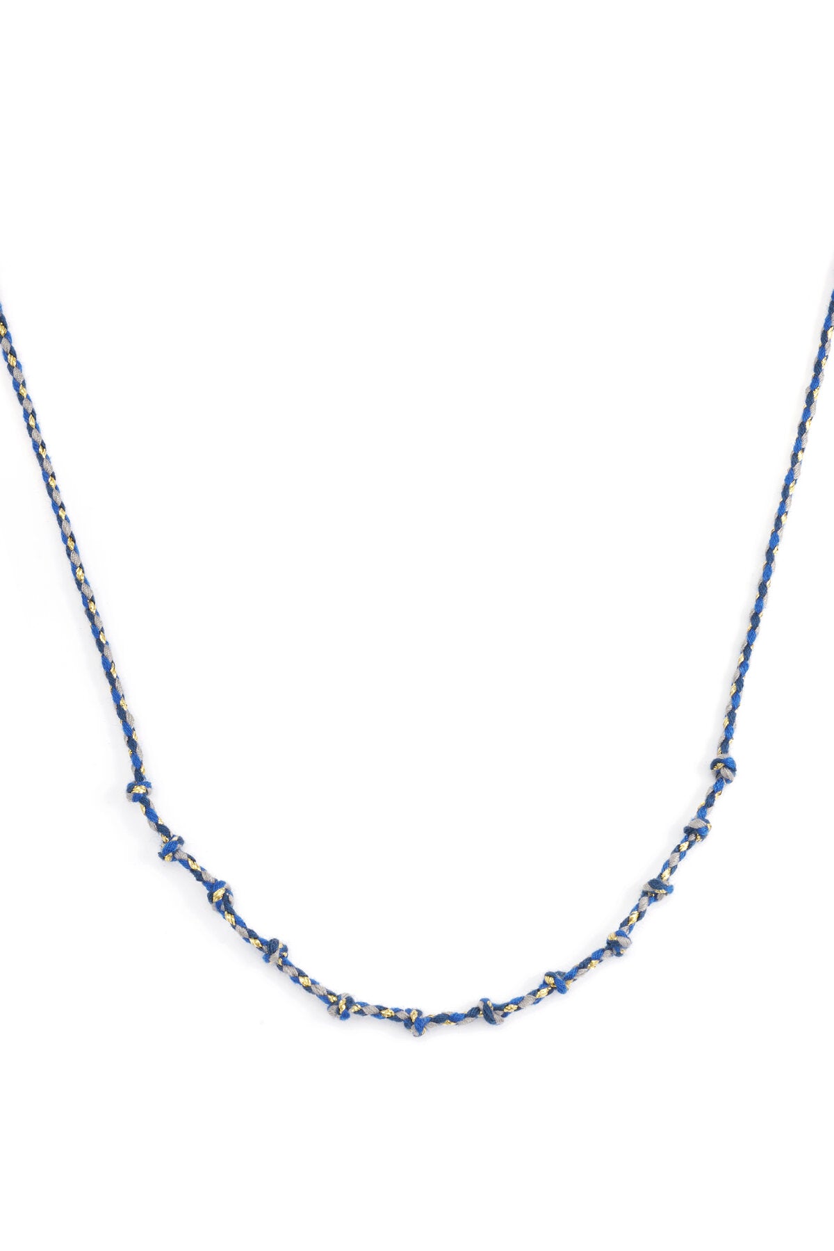Katoenen swirl ketting DIY