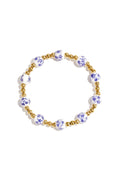 Armbanden van roestvrij staal met kralen, casual, dagelijks en eenvoudig, dames sieraden.