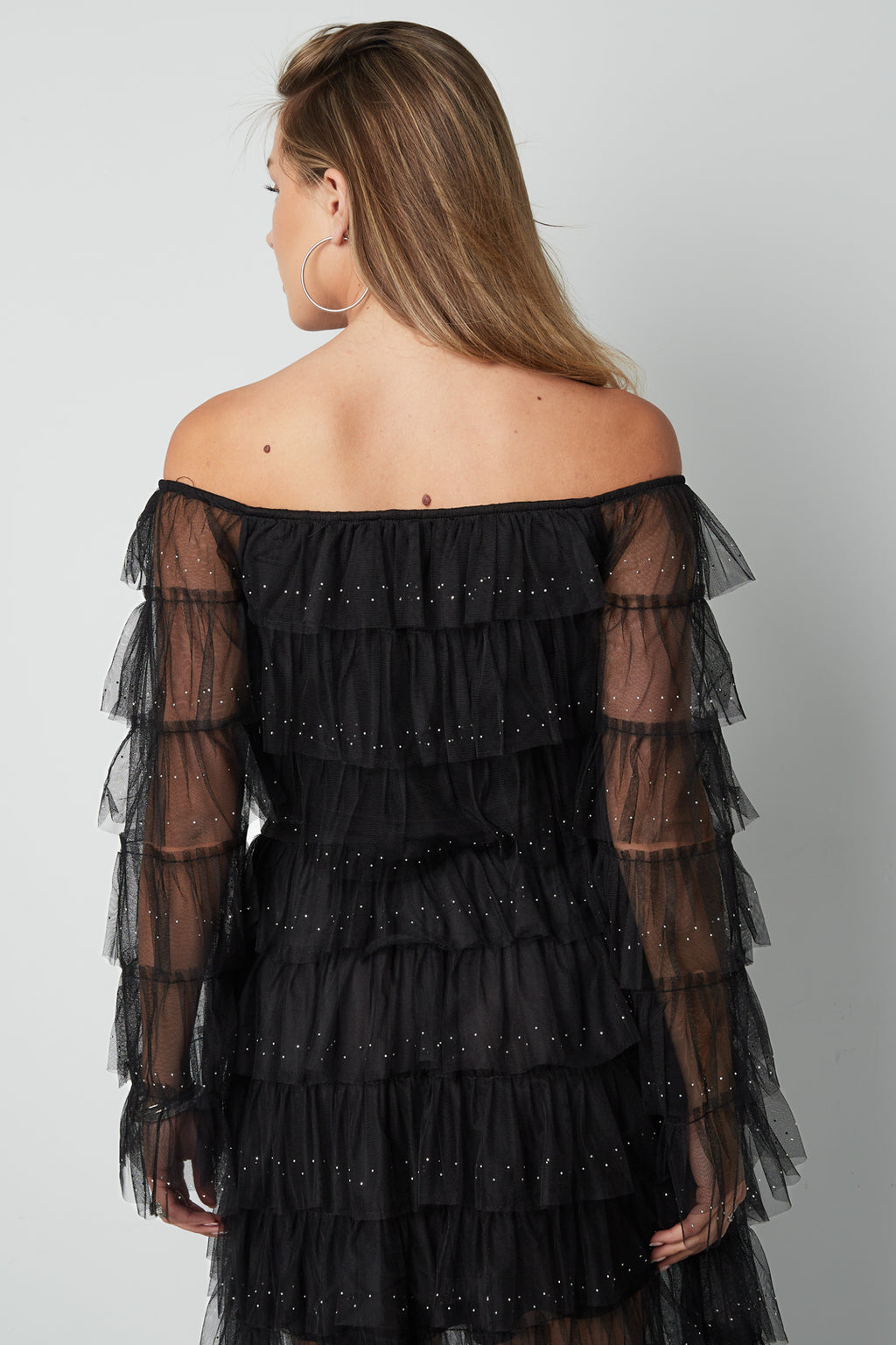Geweven Polyester Vrouwen Lange Mouw Top Lente/Zomer Eenvoudige Kleur