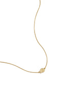 Minimalistische ketting met spiraalschelpje
