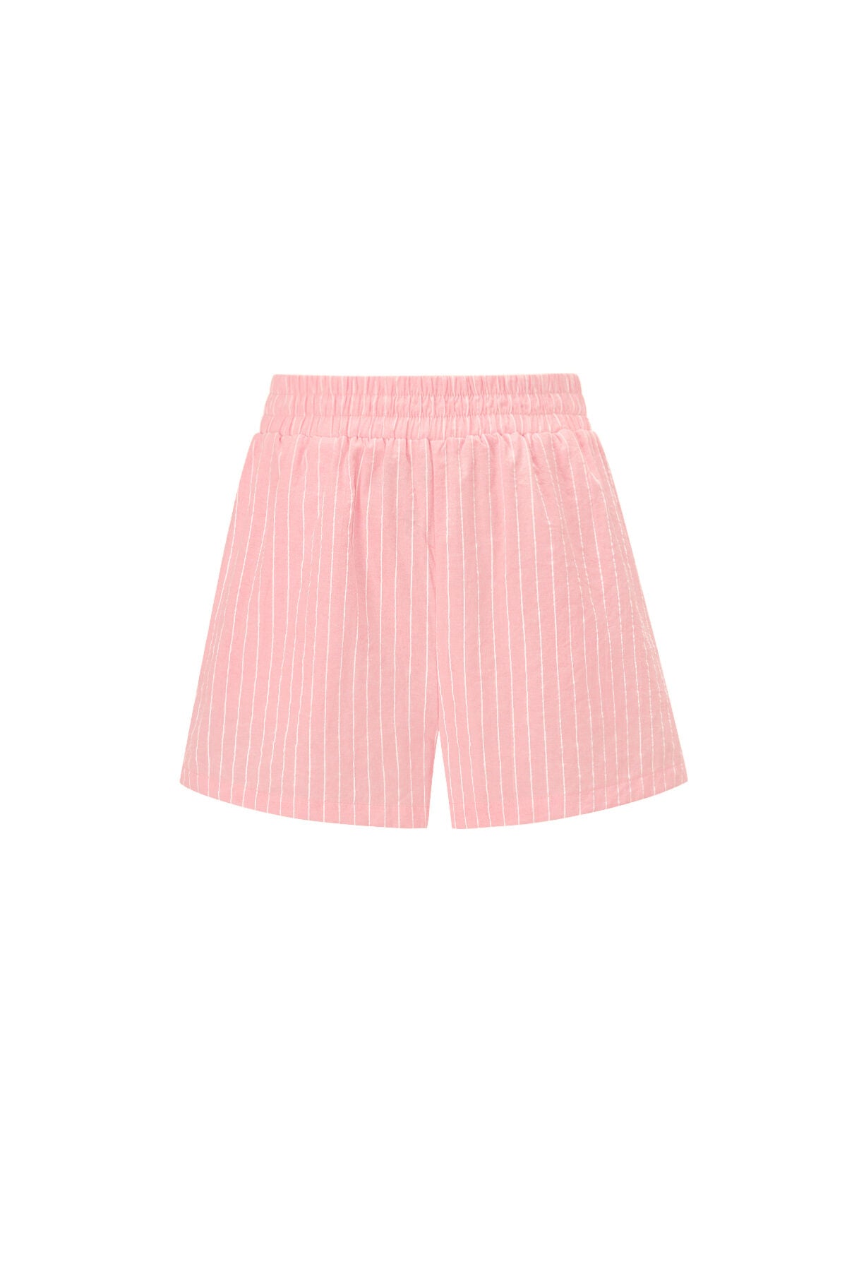 Cotton Woven Vrouwen Shorts Casual Stripes