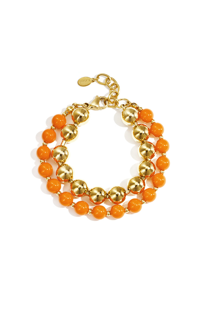 Gekoppelde kralen armbanden