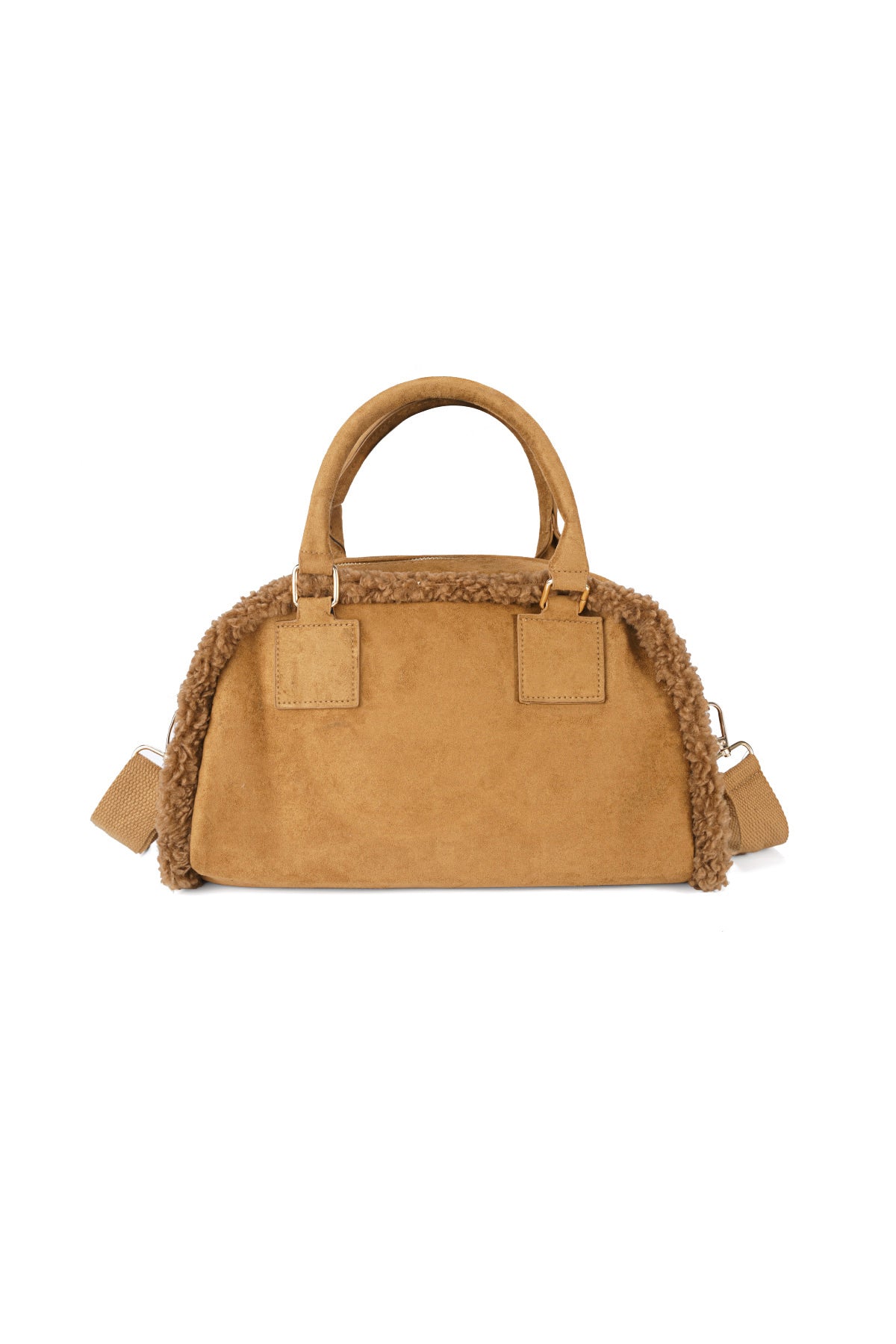 Schoudertas met teddy details
