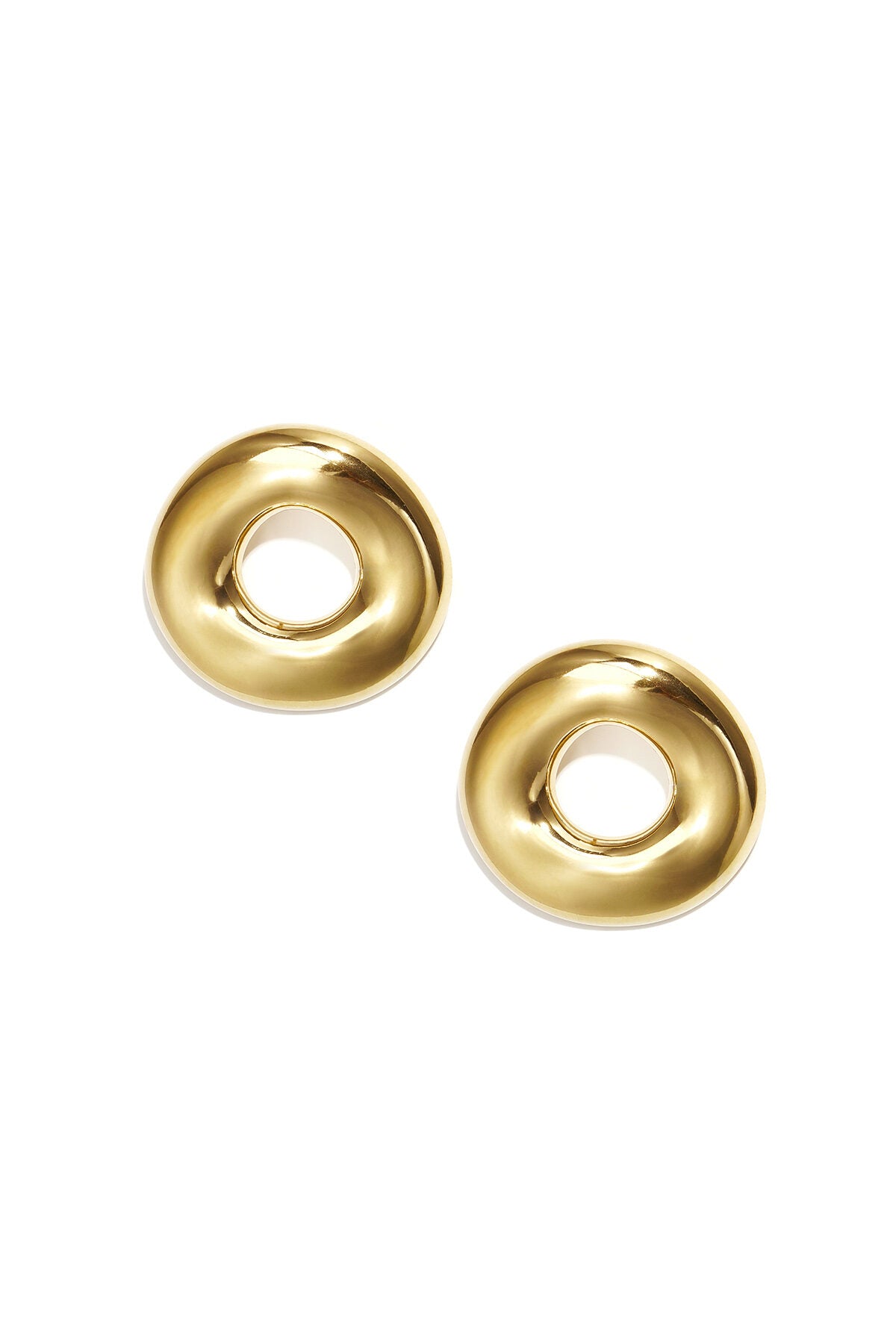 Statement oorbellen in donut vorm