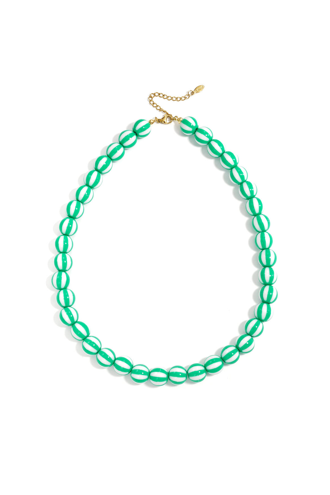 Kralenketting met gestreepte kralen