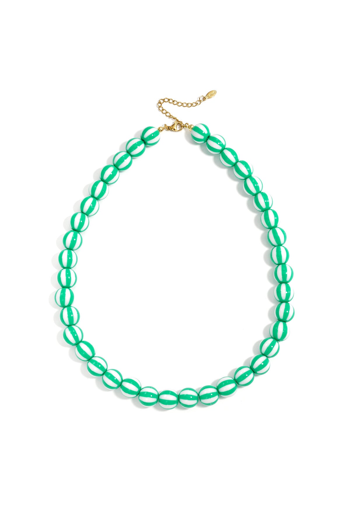 Kralenketting met gestreepte kralen