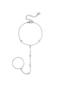 Handchain met ronde steentjes