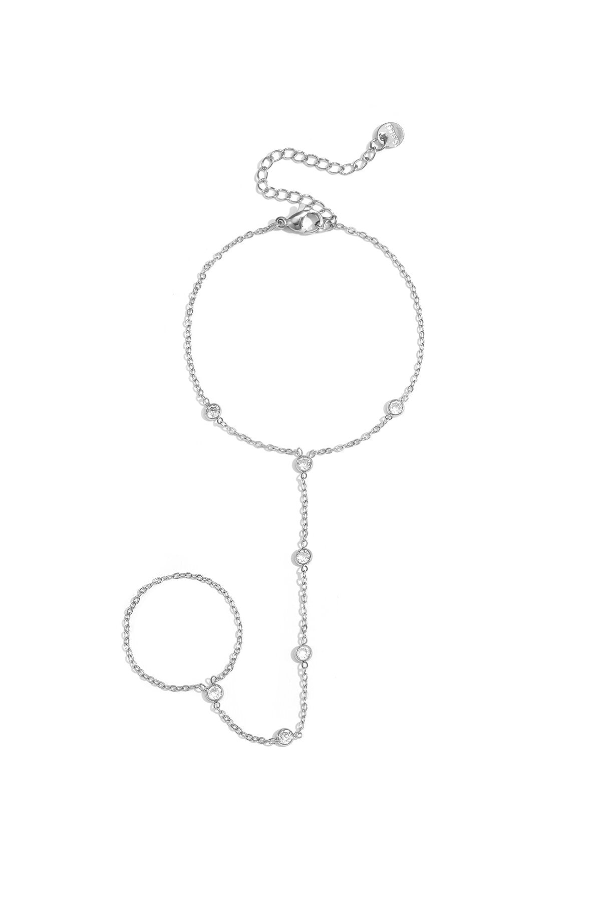 Handchain met ronde steentjes