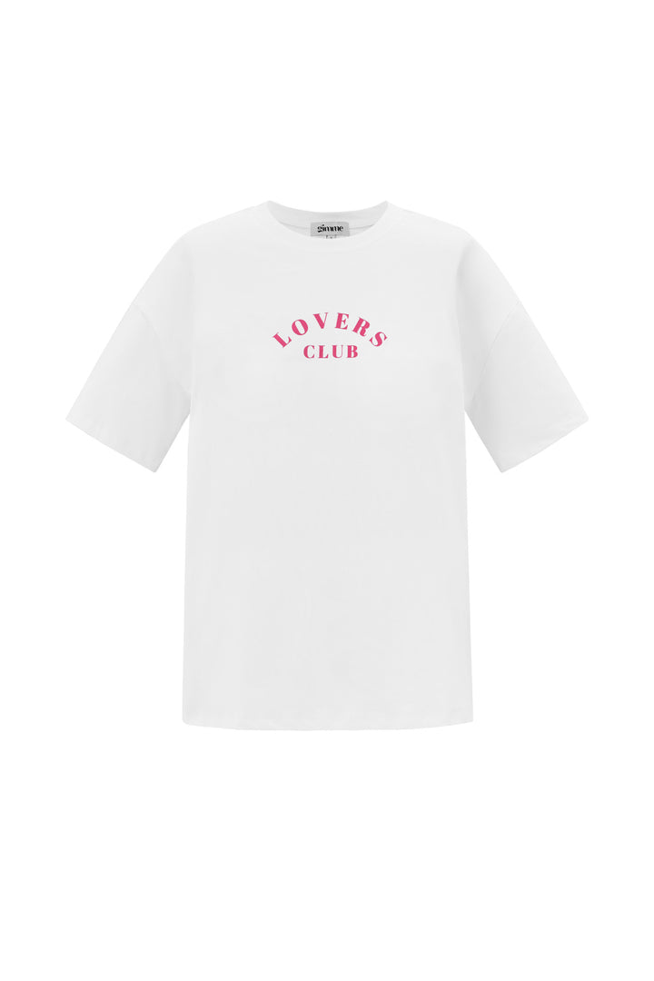 Cotton Vrouwen T-shirt Casual Letters