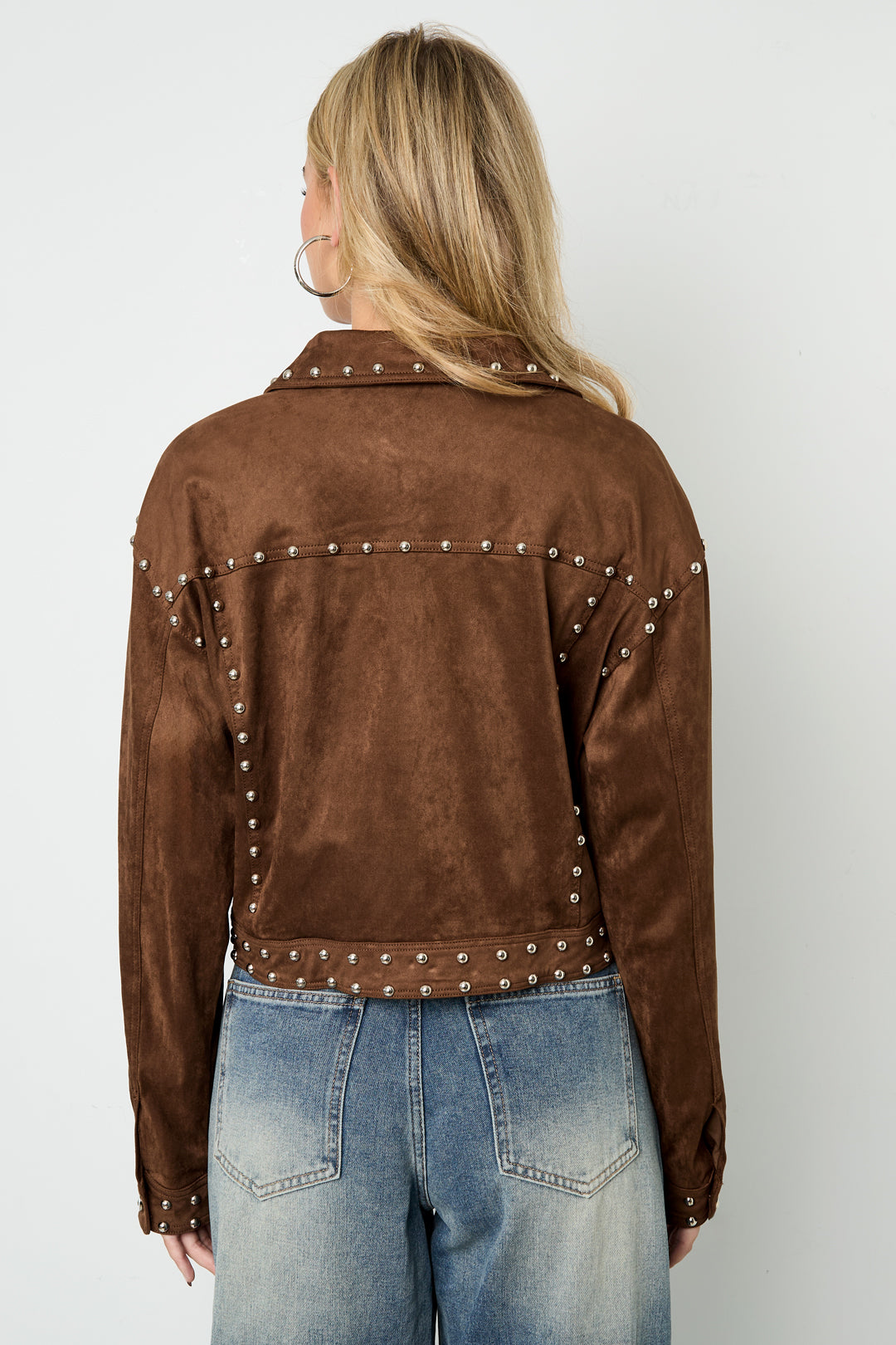 Geweven Polyestervezel Vrouwen Jas Straat Elegante Specialiteit Solide Kleur Herfst/Winter