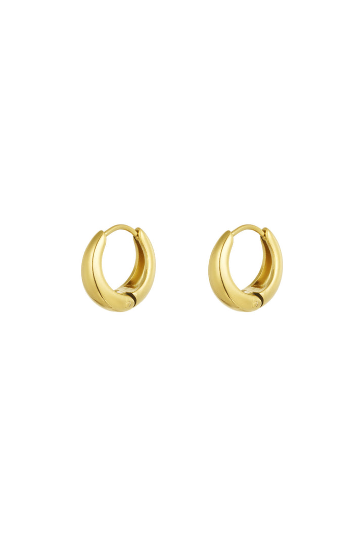 kleine basic hoop oorbellen