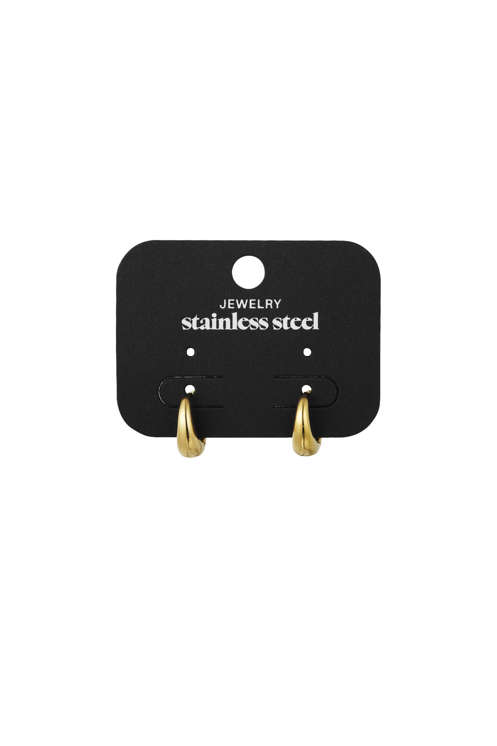 medium basic hoop oorbellen
