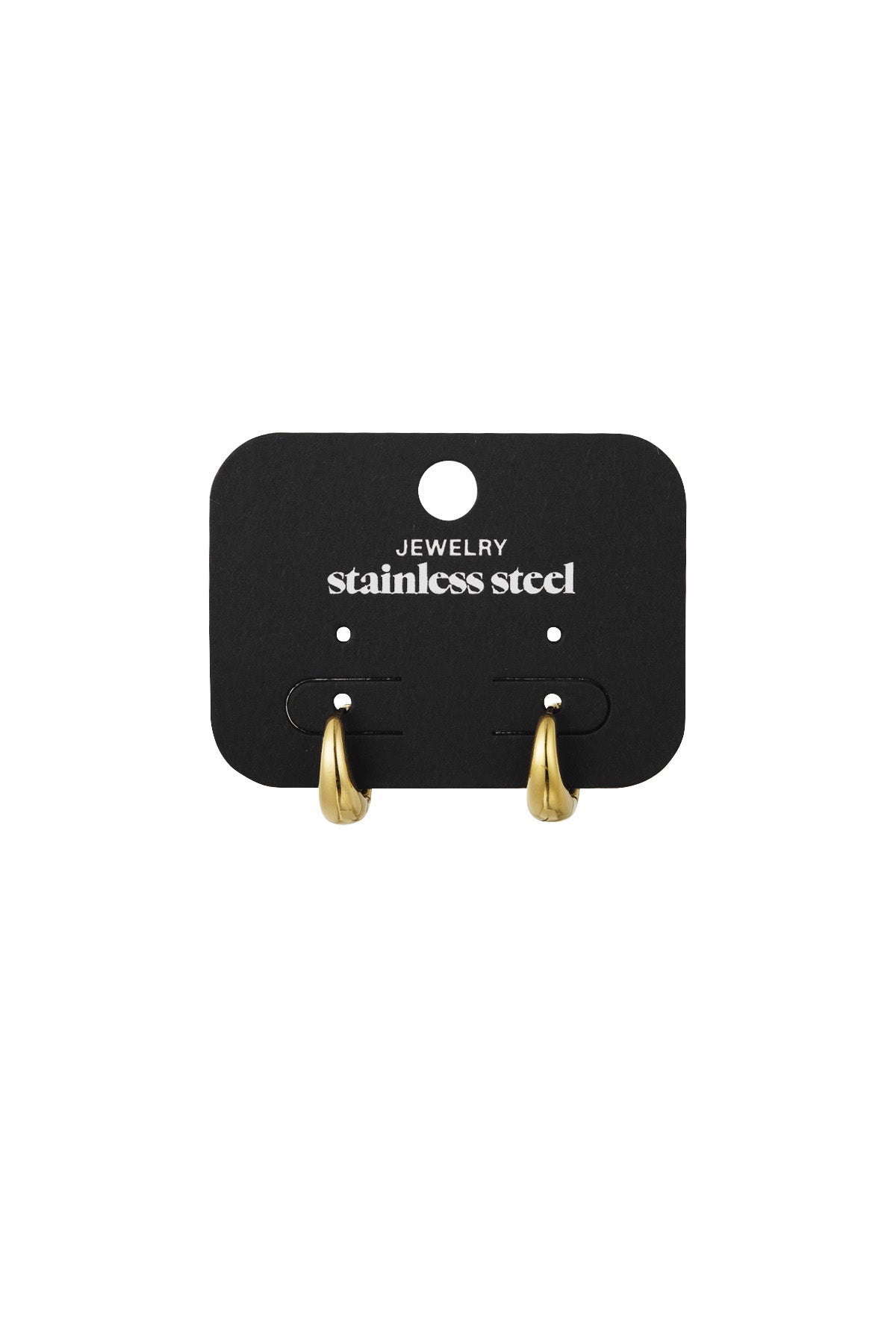 medium basic hoop oorbellen