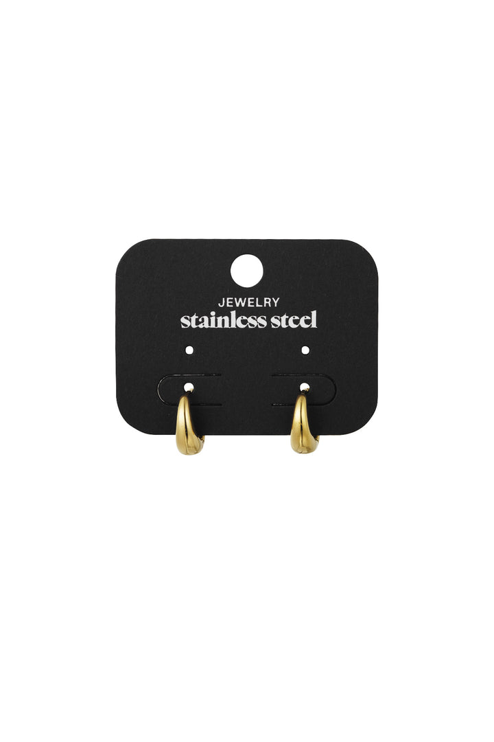 medium basic hoop oorbellen