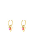 vivid heart oorbellen