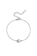 Minimalistische armband met versierd hartje