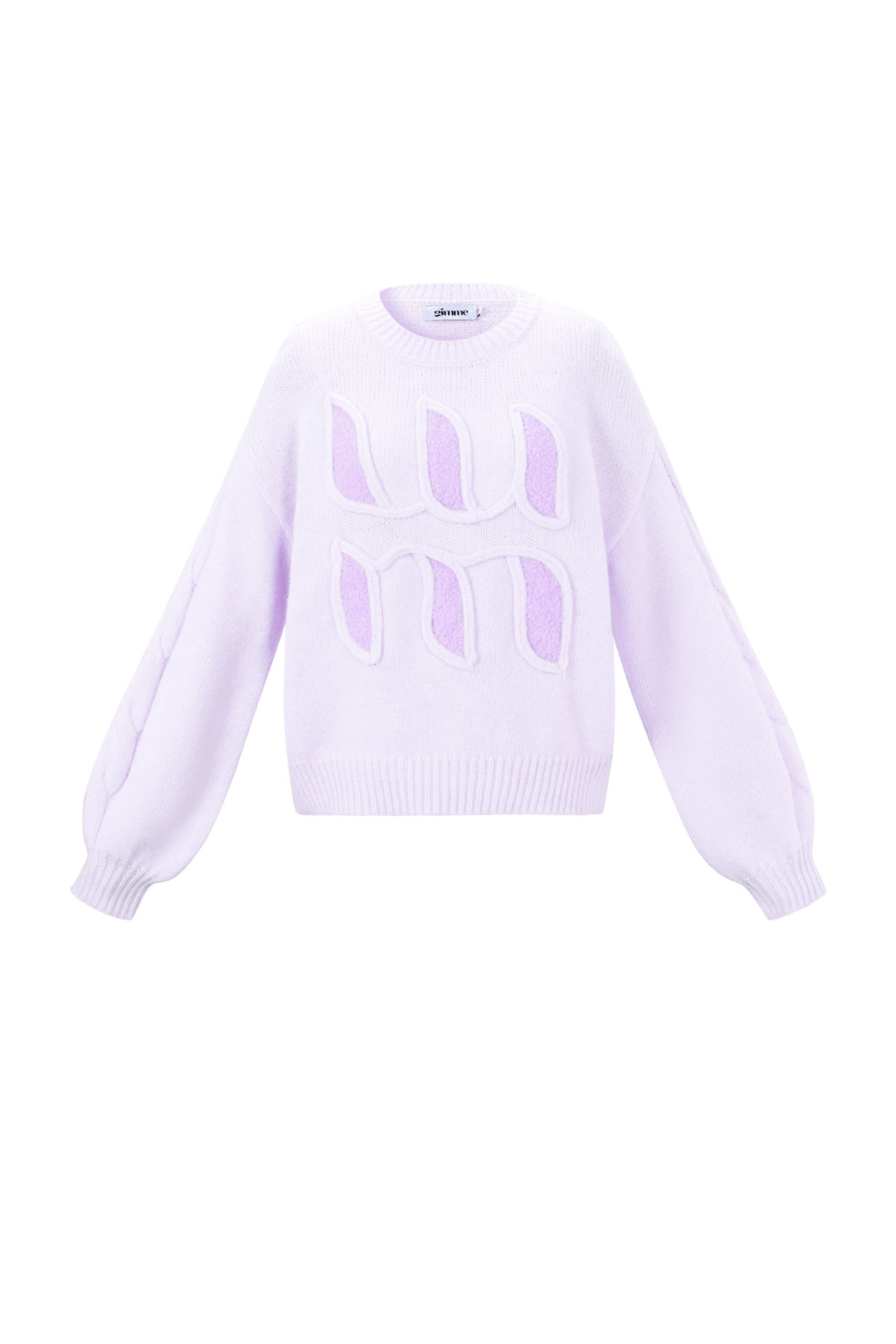Gebreide Polyestervezel Vrouwen Truien Casual Letters