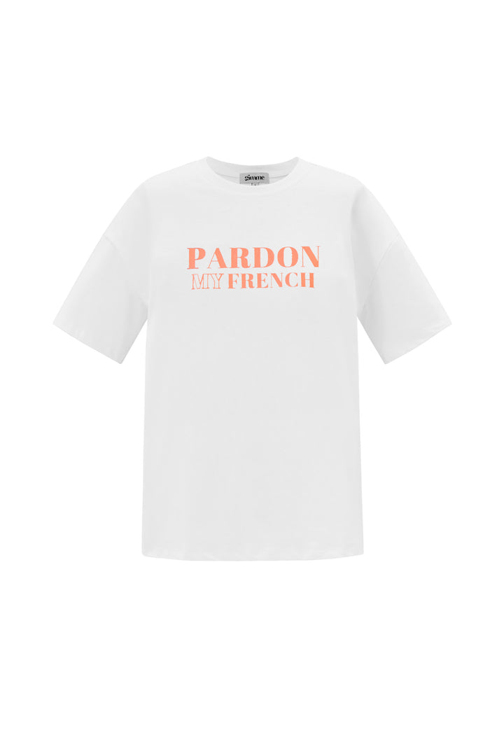 Cotton Vrouwen T-shirt Casual Letters