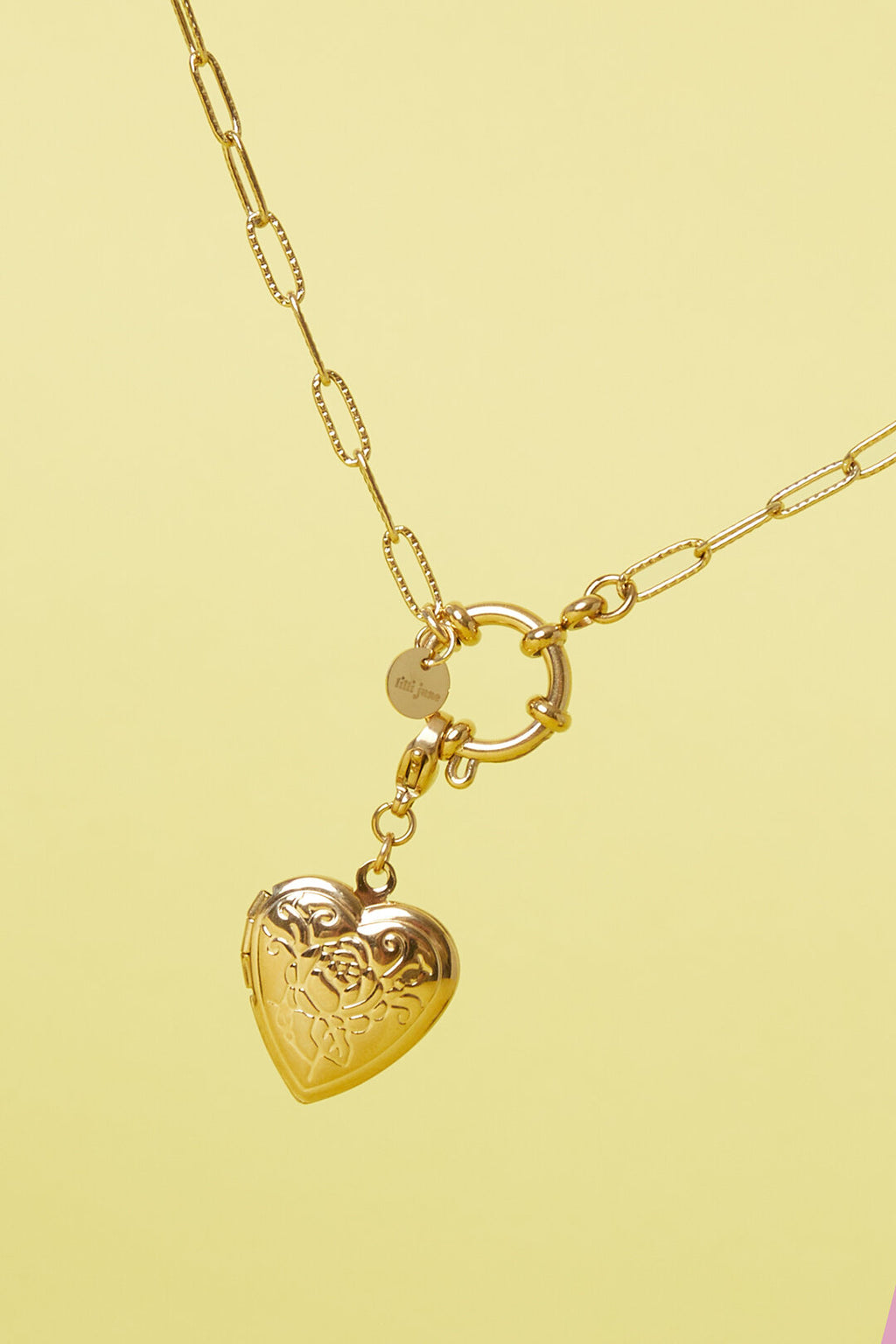 Sieraden bedel hart hanger foto roos DIY