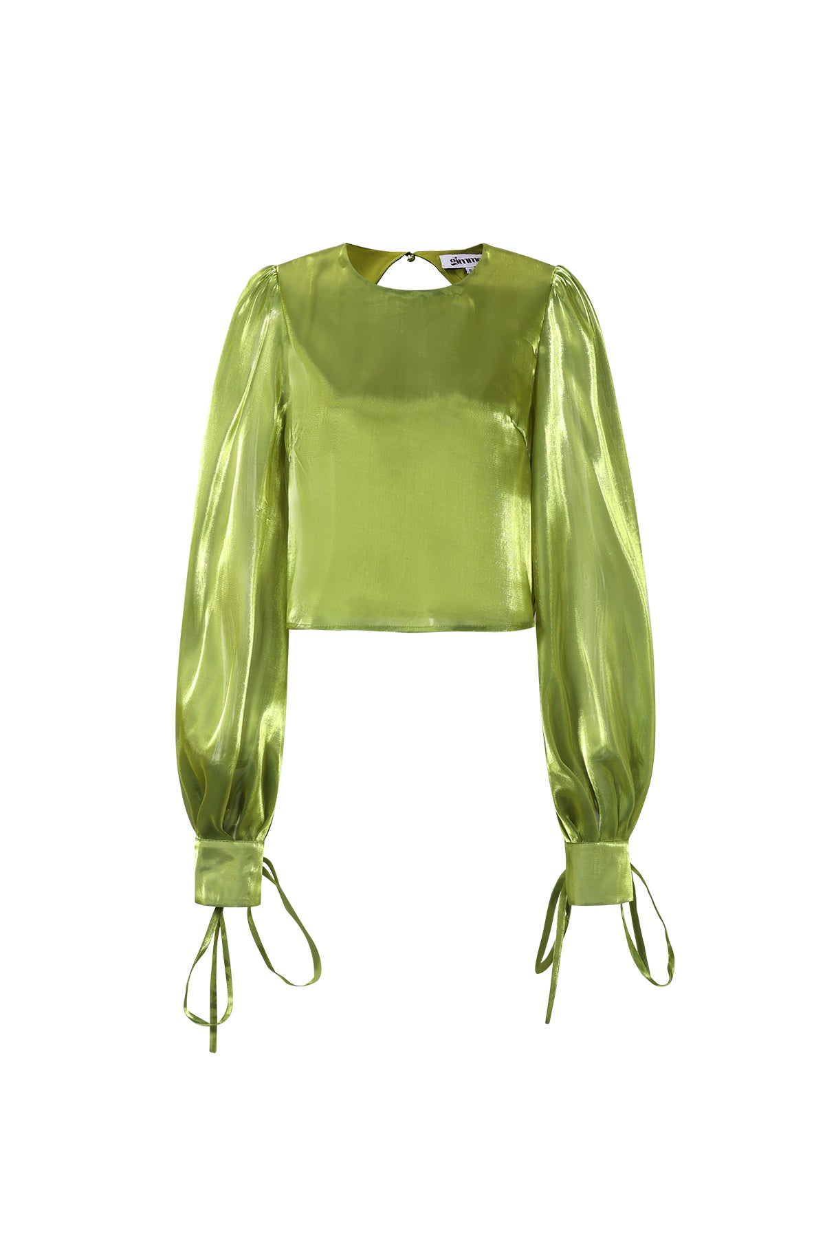 Glanzende parelblouse