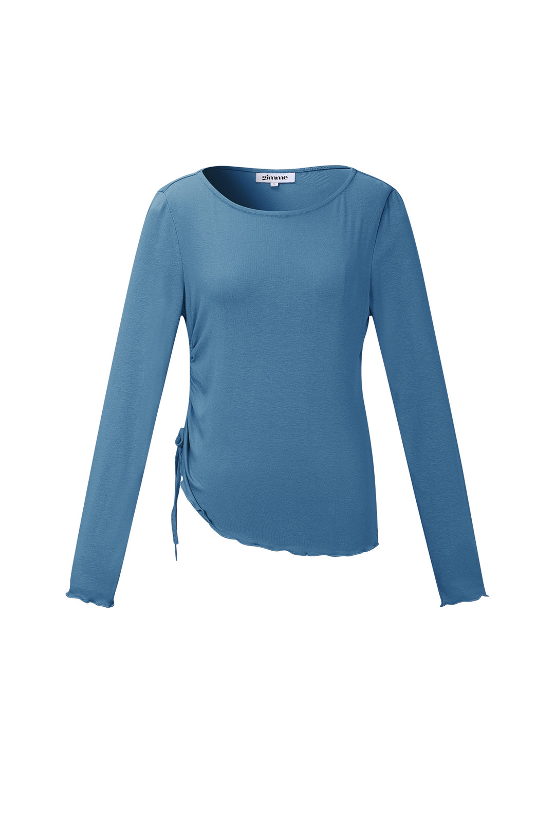 Geplooide longsleeve