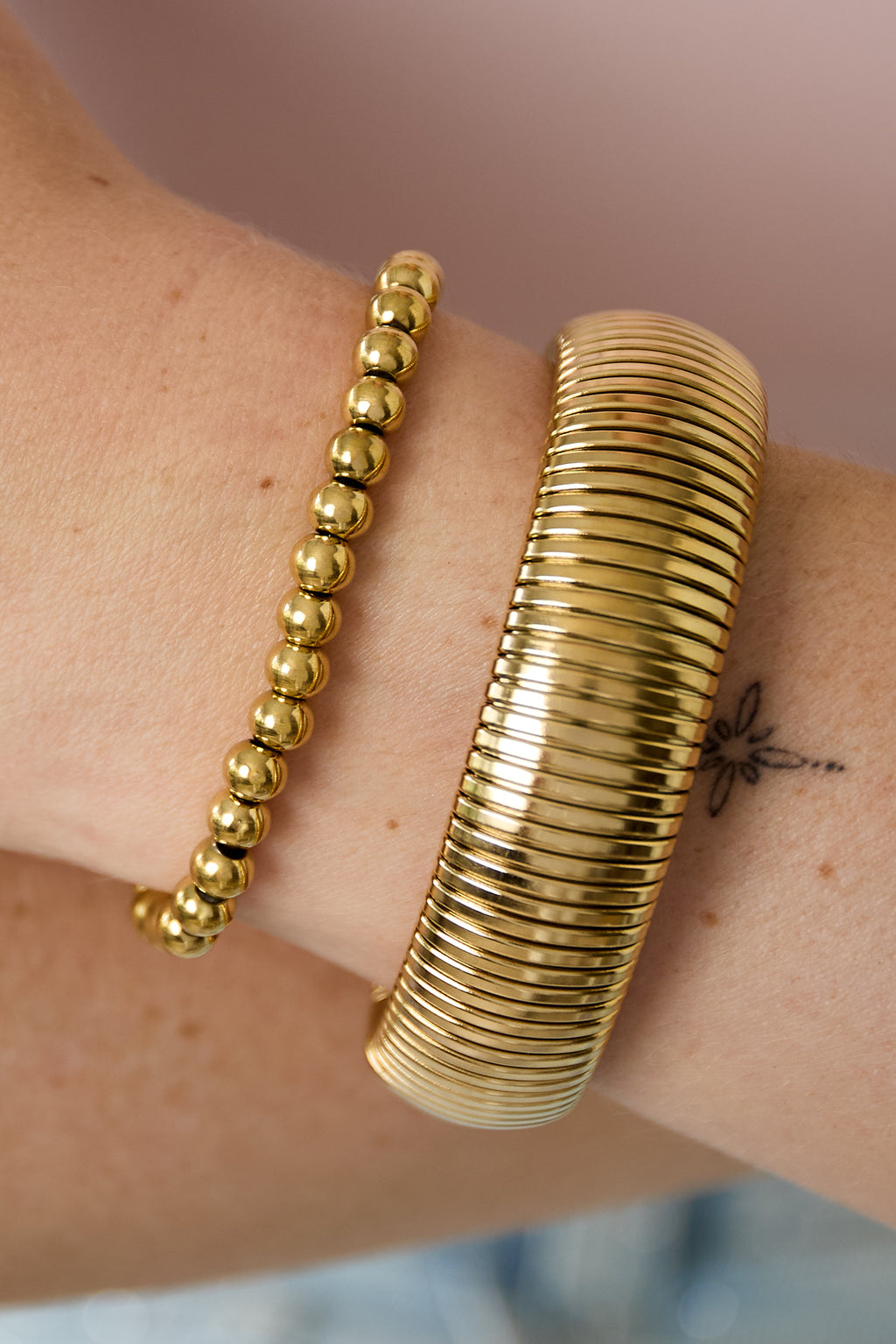 Massieve kralenarmbanden - 6 mm