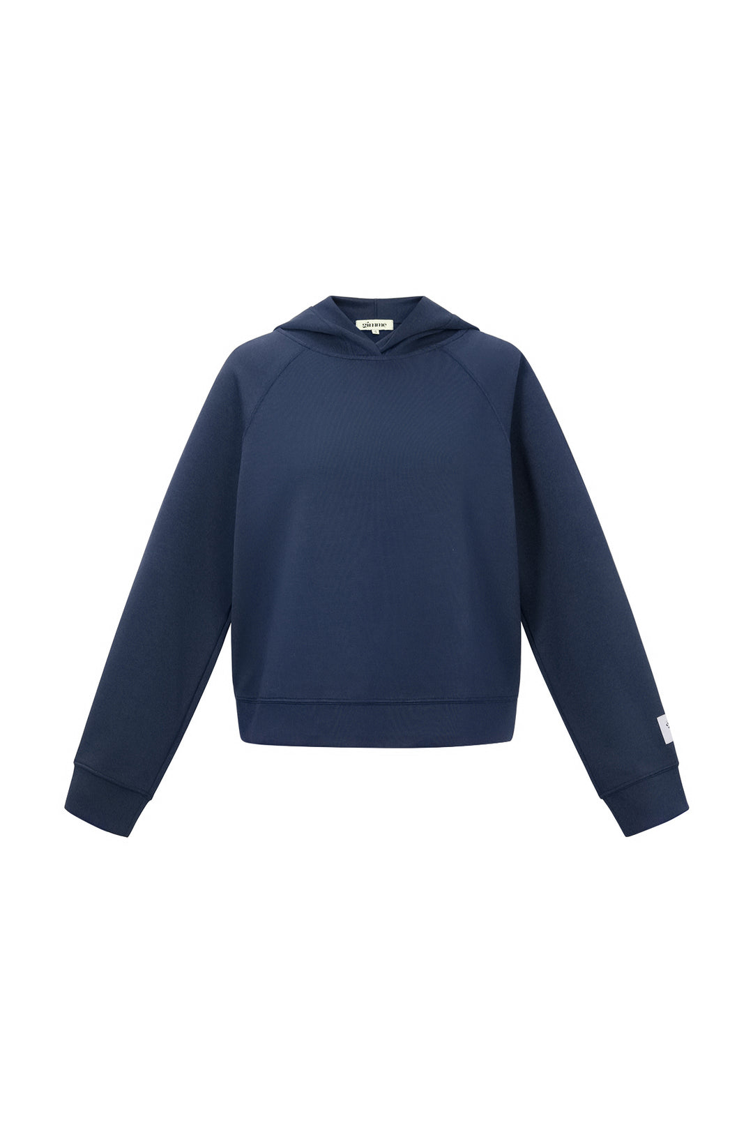 Gebreide Polyestervezel Vrouwen Hoodie Sportief Eenvoudige Kleur