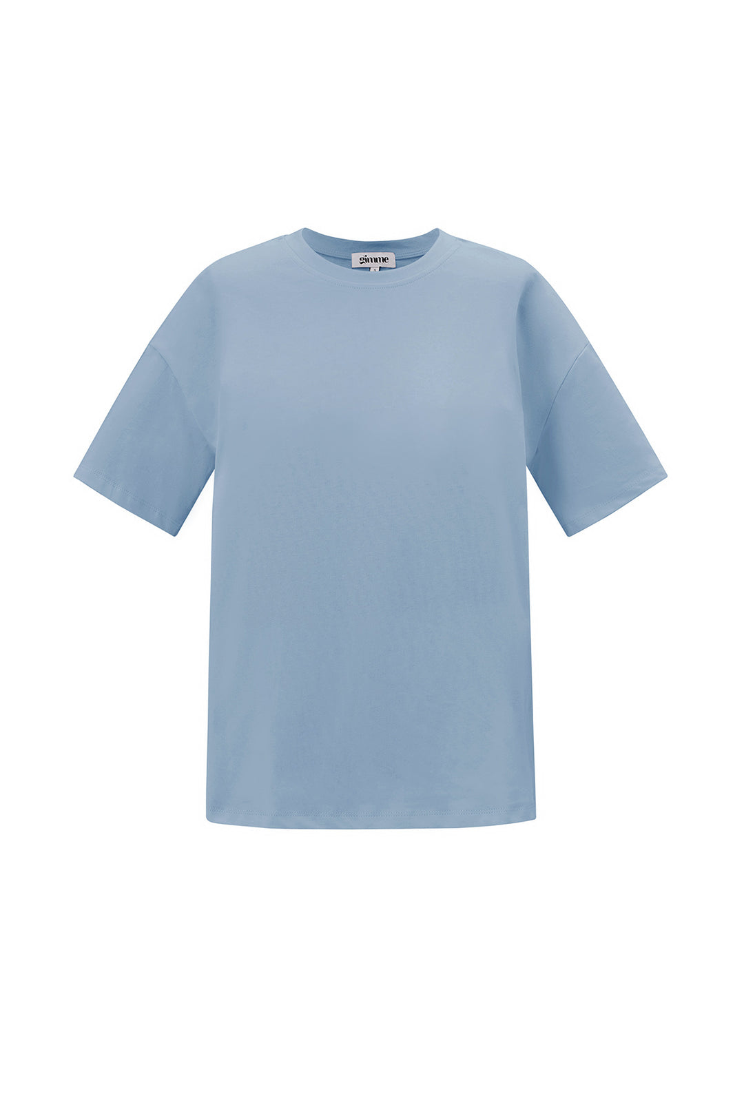Katoen Gebreide Vrouwen T-shirt Casual Solide Kleur