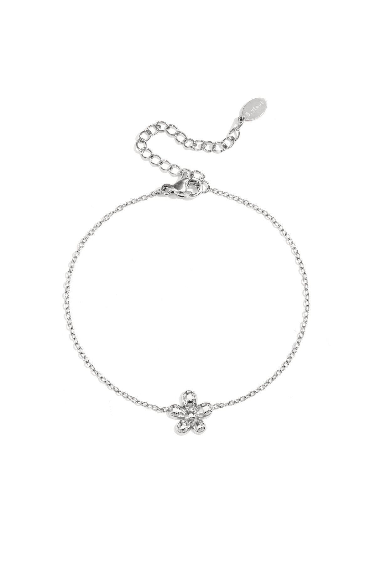 Armband met minimalistisch bloemetje