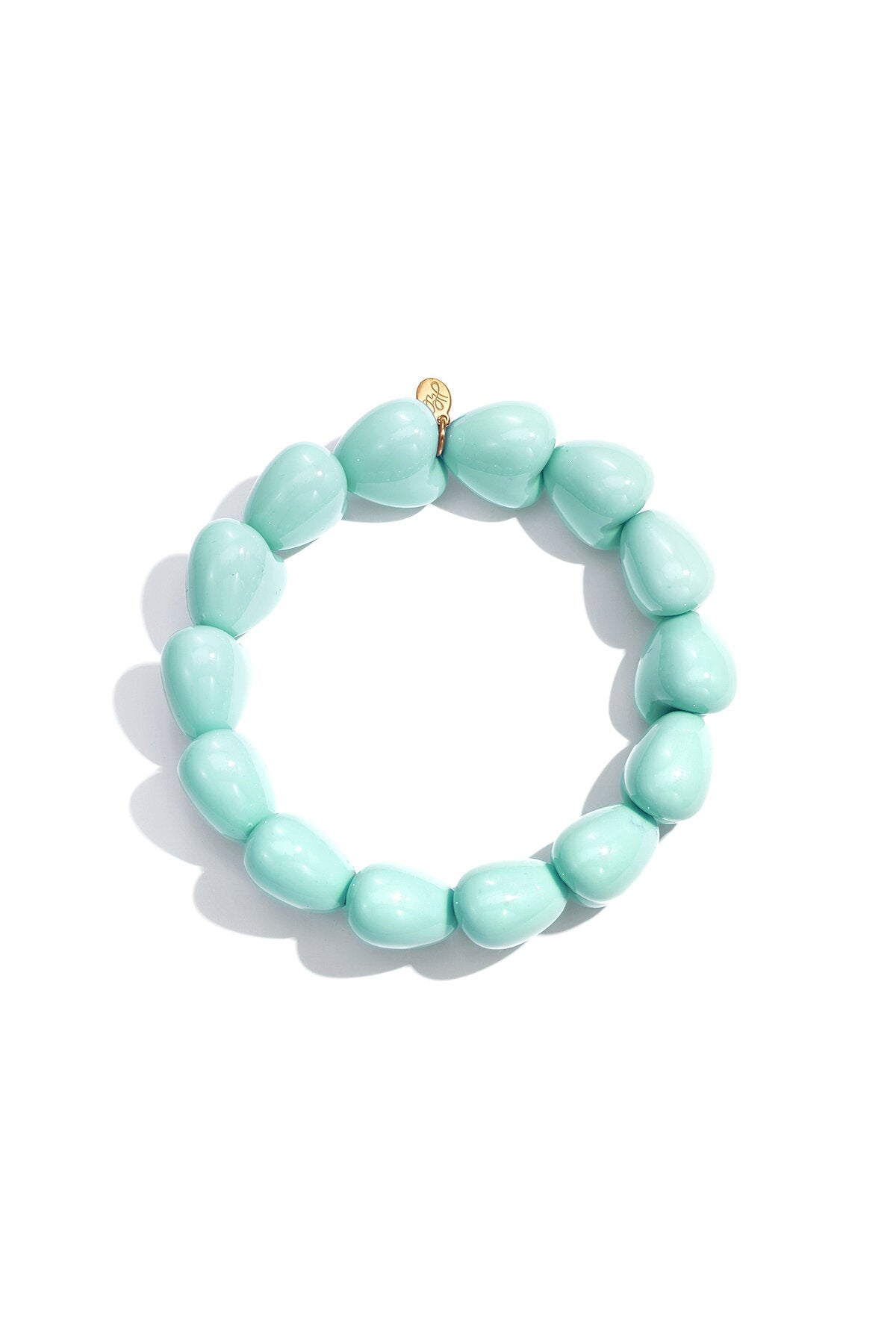 Armbandje met 14 kleine hartjes
