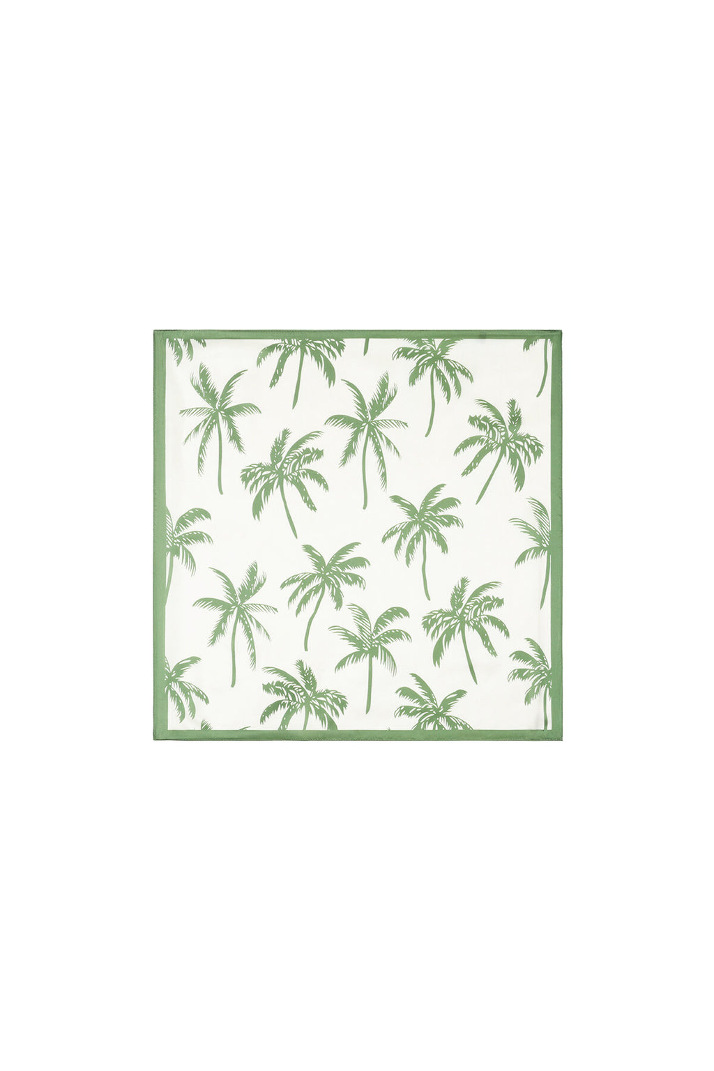 Zomersjaals met plantenmotief, casual, polyester, vakantie-/strandaccessoires