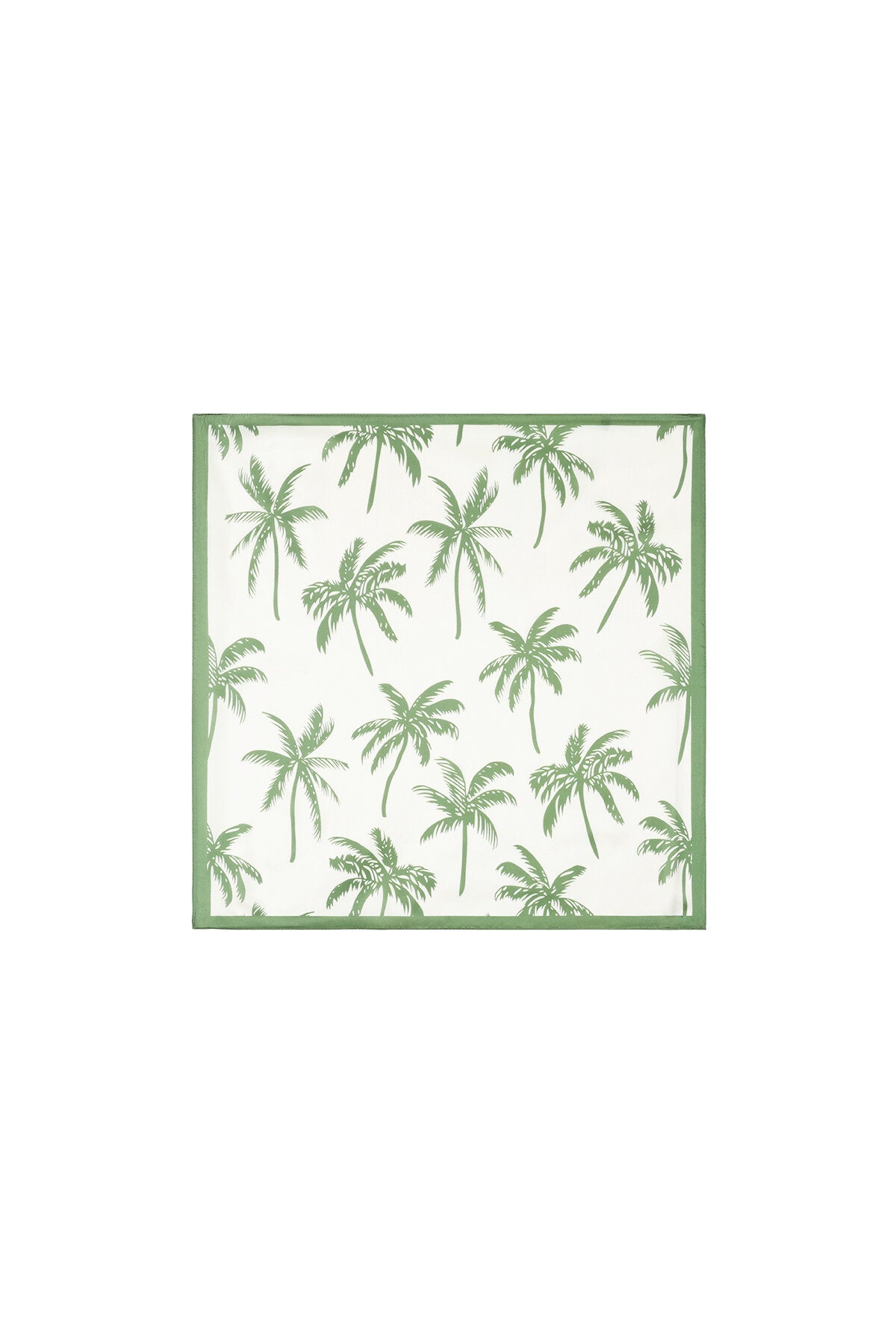 Zomersjaals met plantenmotief, casual, polyester, vakantie-/strandaccessoires