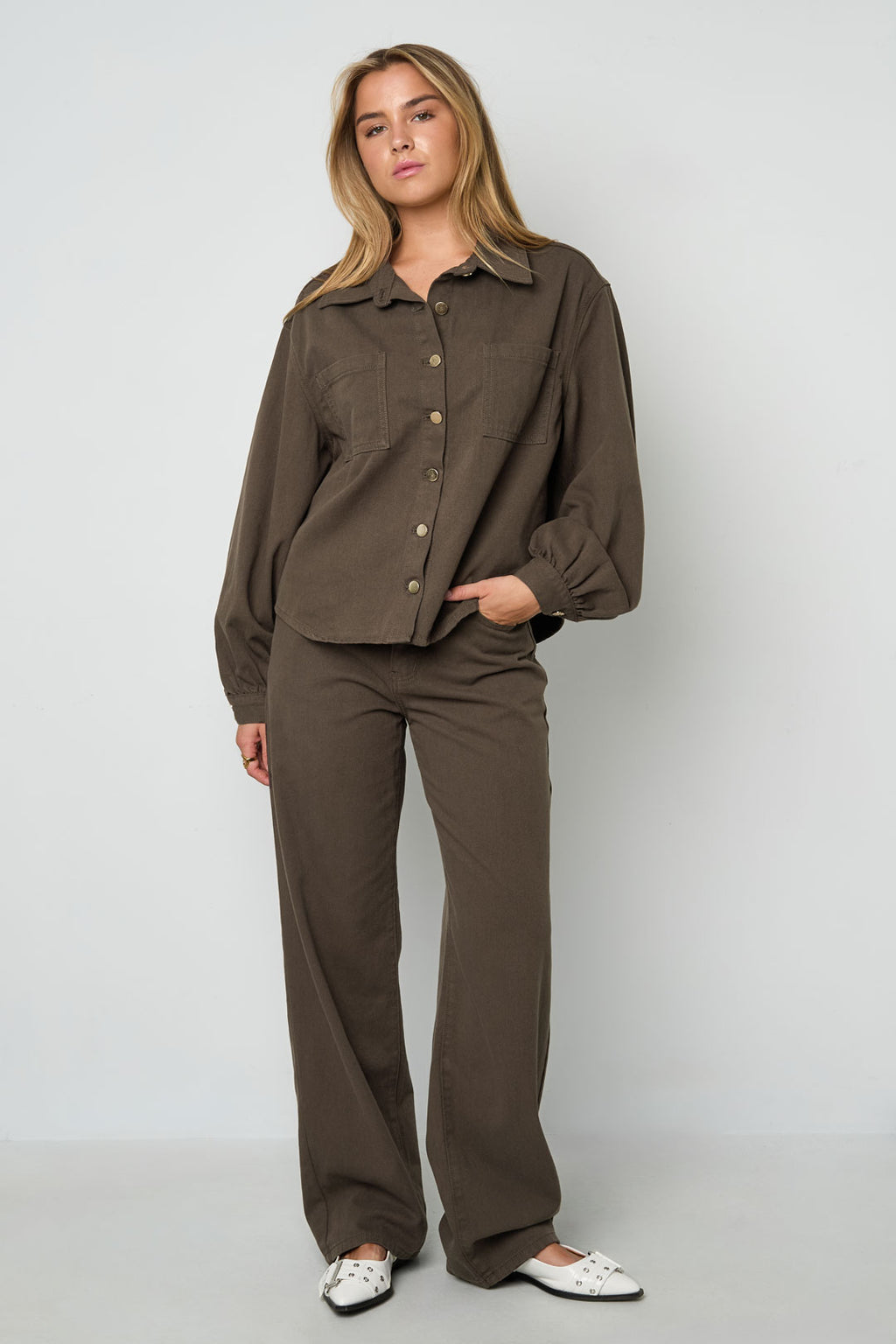 de cowgirl & dol op luipaardprint jeans